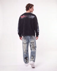 Mixed Emotions Canvas Denim Blue