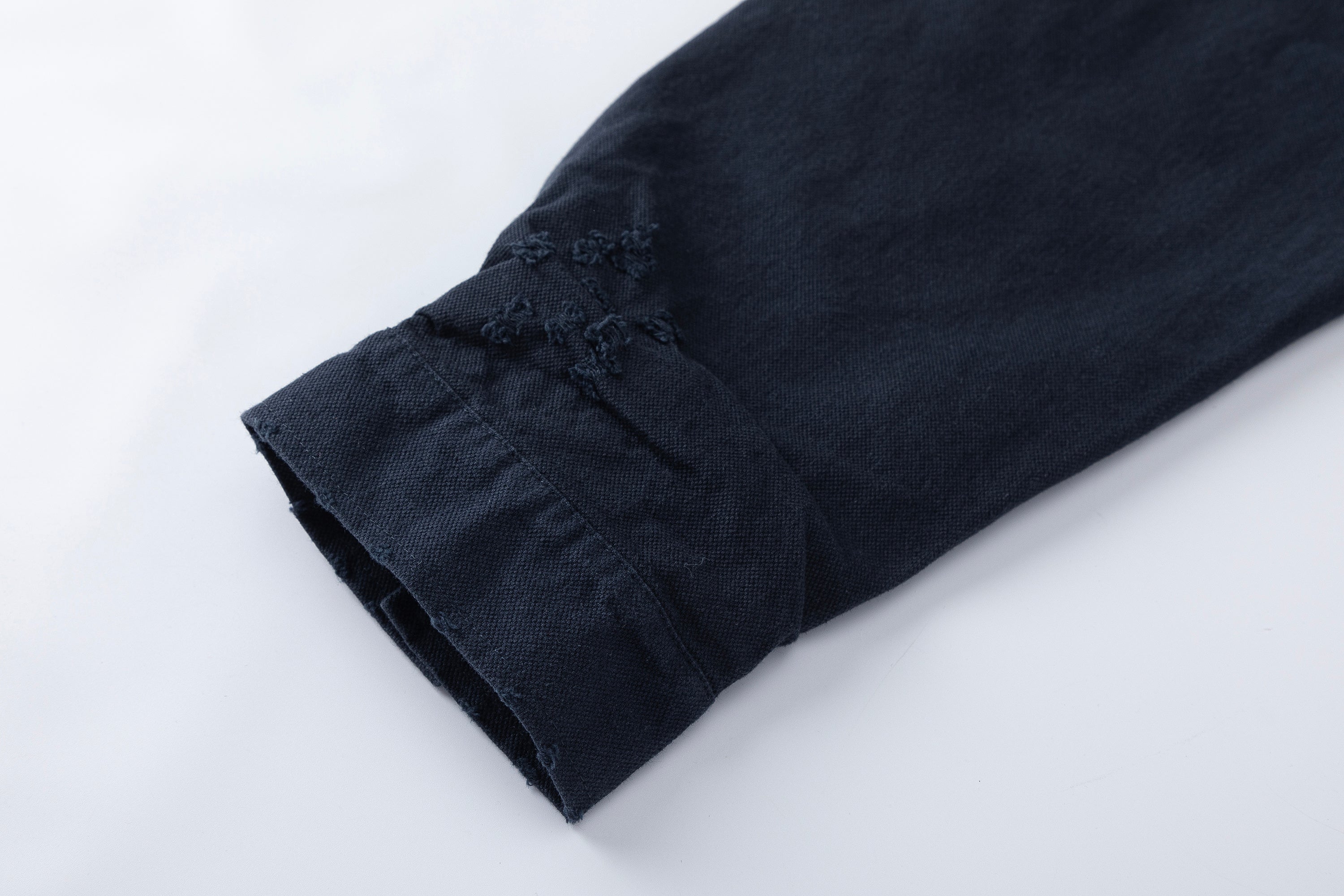 PROJECT G/R Striped Distressed Rugby Polo Shirt