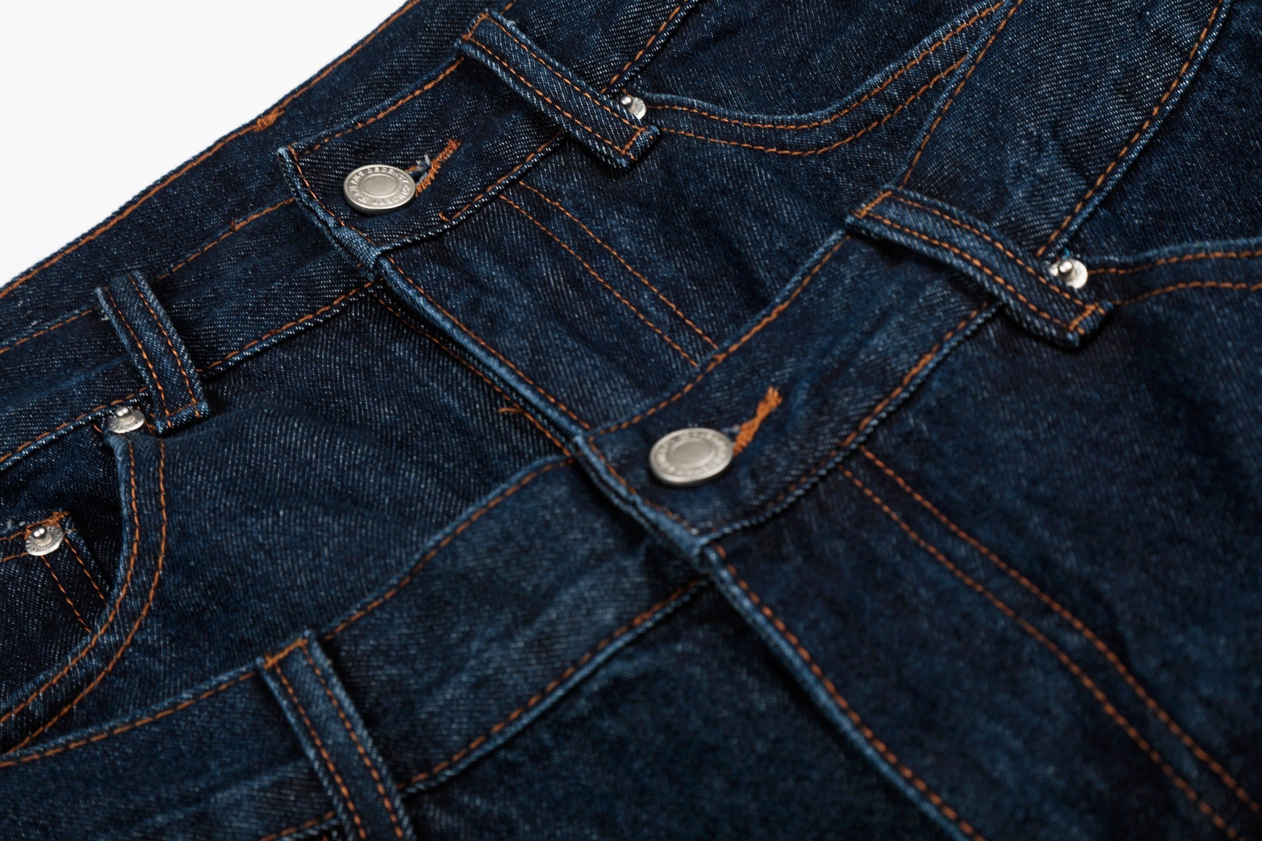 CapCabin “Layered Panel Denim Shorts”